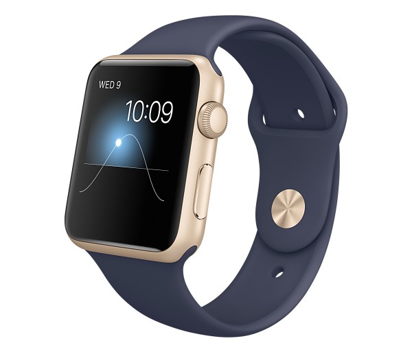 42MM GOLD ALUMINIUM CASE WITH MIDNIGHT BLUE SPORT BAND